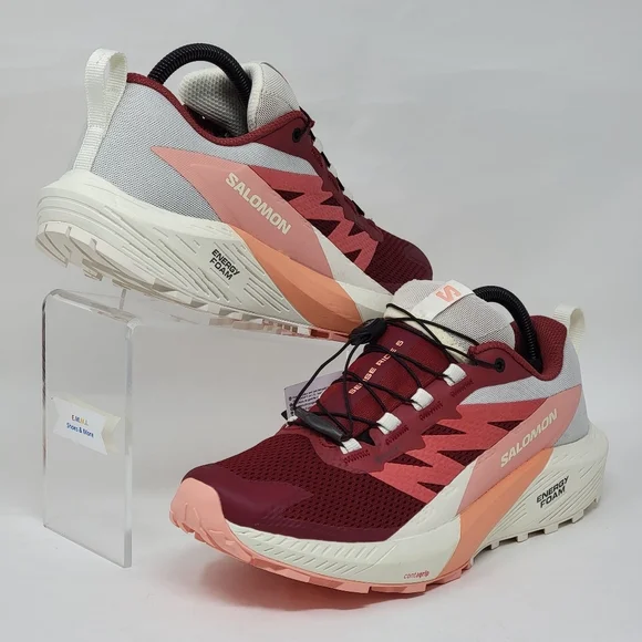 Salomon Sense Ride 5 Gore-tex Peach Running Shoes 473145 Women's Size Multi New - Picture 4 of 11
